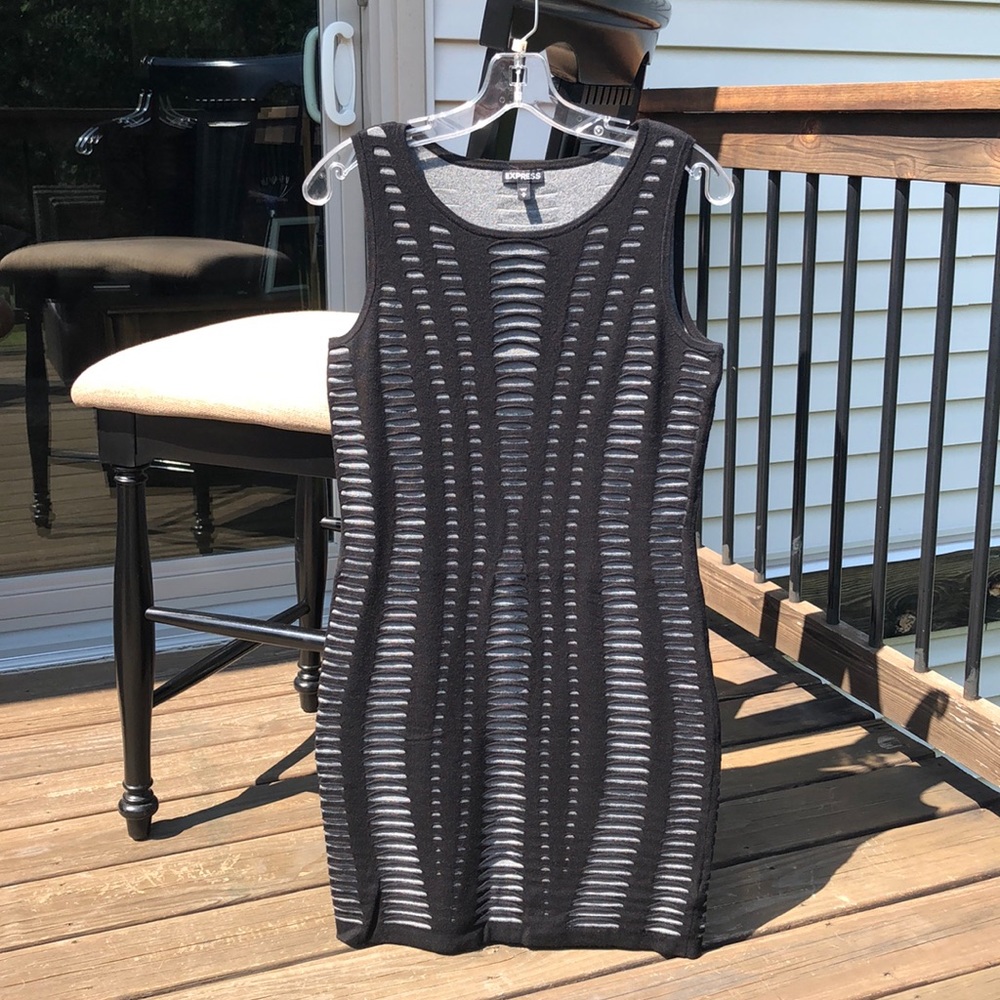Sexy Body Con Sweater Dress - Picture 1 of 10